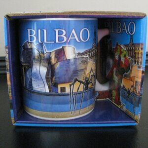 NIOB BILBAO Mug Guggenheim Museum Spider Sculpture 'MAMAN"